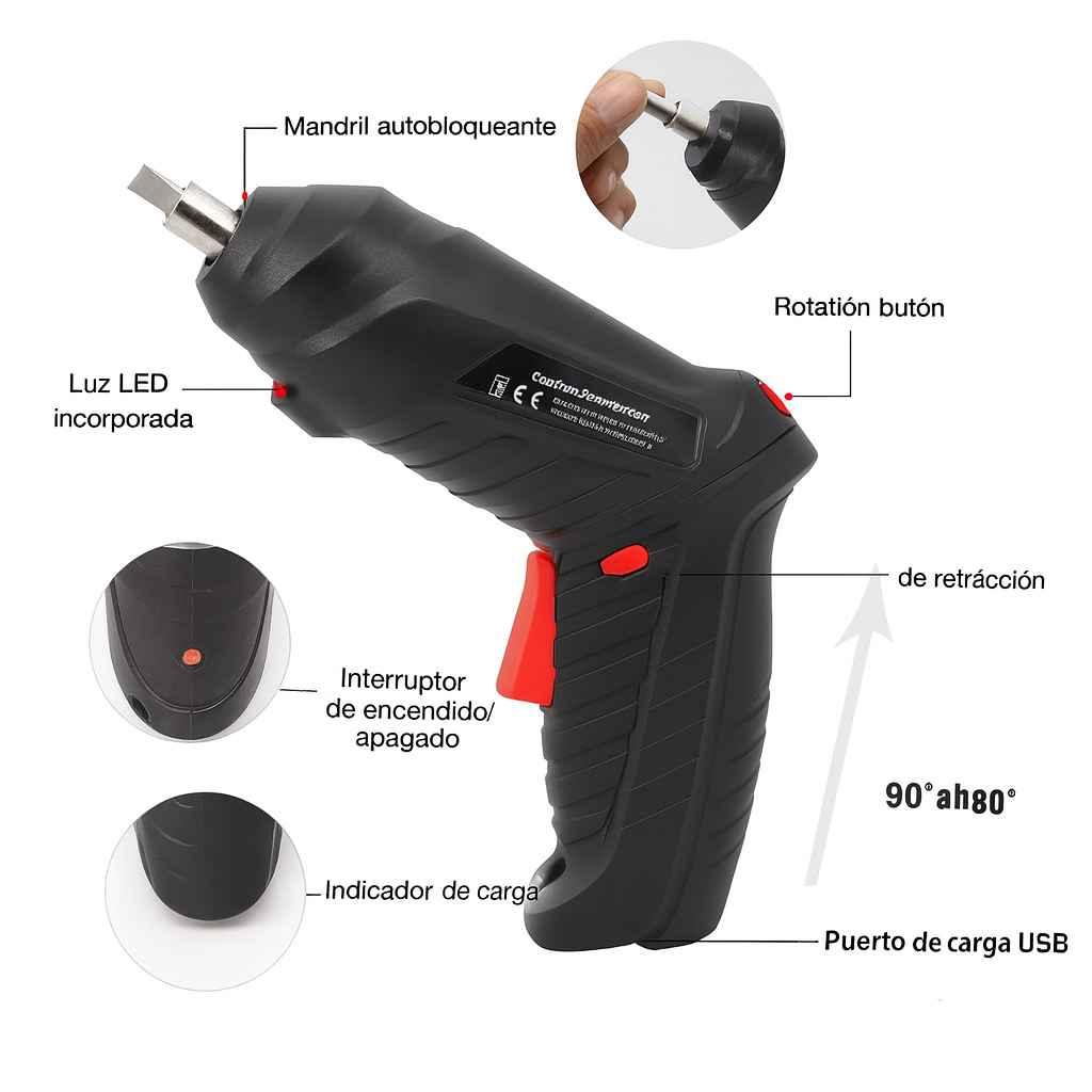 DrillPro™ Kit Destornillador Inalámbrico