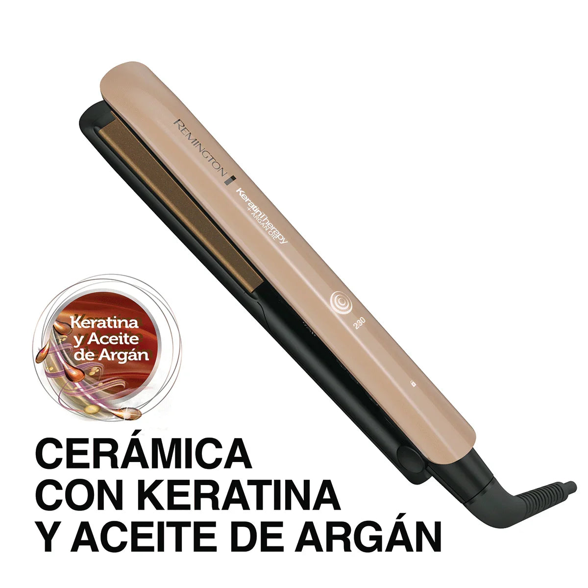 Plancha Alisadora Keratin Therapy