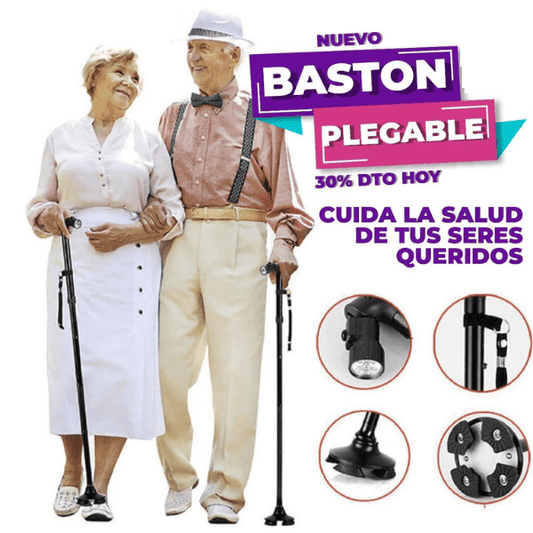 Baston Plegable Con Linterna TRUSTY CANE®