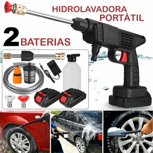 🔫🌊🔥 Hidrolavadora Portátil Con Dos Baterías De 48w 🔫🌊🔥 - SportFree