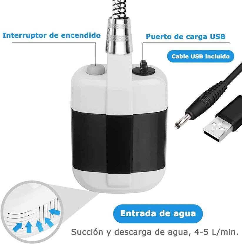 ✅🌊 Ducha Portátil Eléctrica Recargable ✅🌊 - SportFree