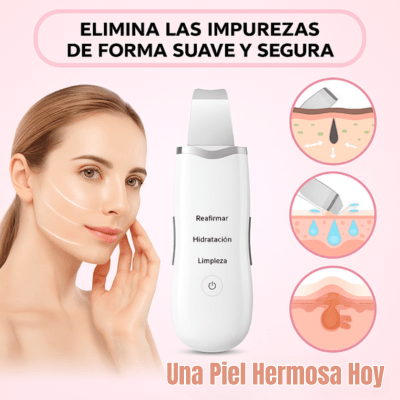 🌻👱‍♀️💄Limpiador Facial 3 En 1 / Espátula Ultrasónica🌻👱‍♀️💄