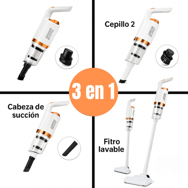 Aspiradora 3 en 1 Inalámbrica SmartClean