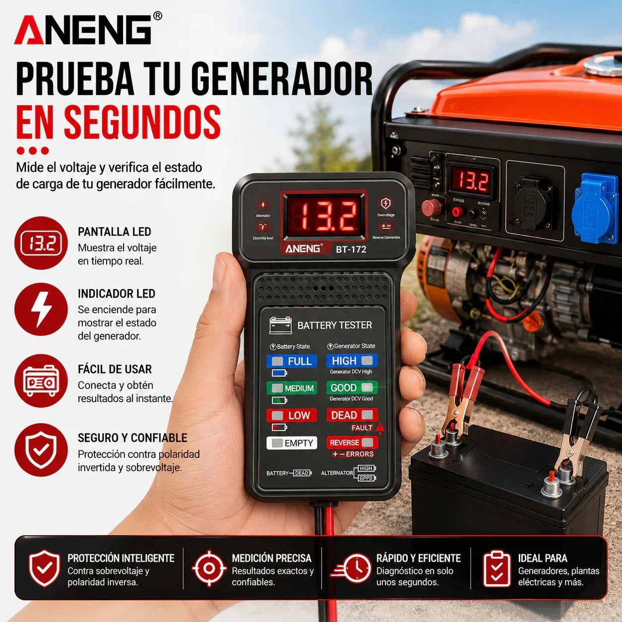 VoltCheck Pro™ | Revisa tu batería antes de que falle