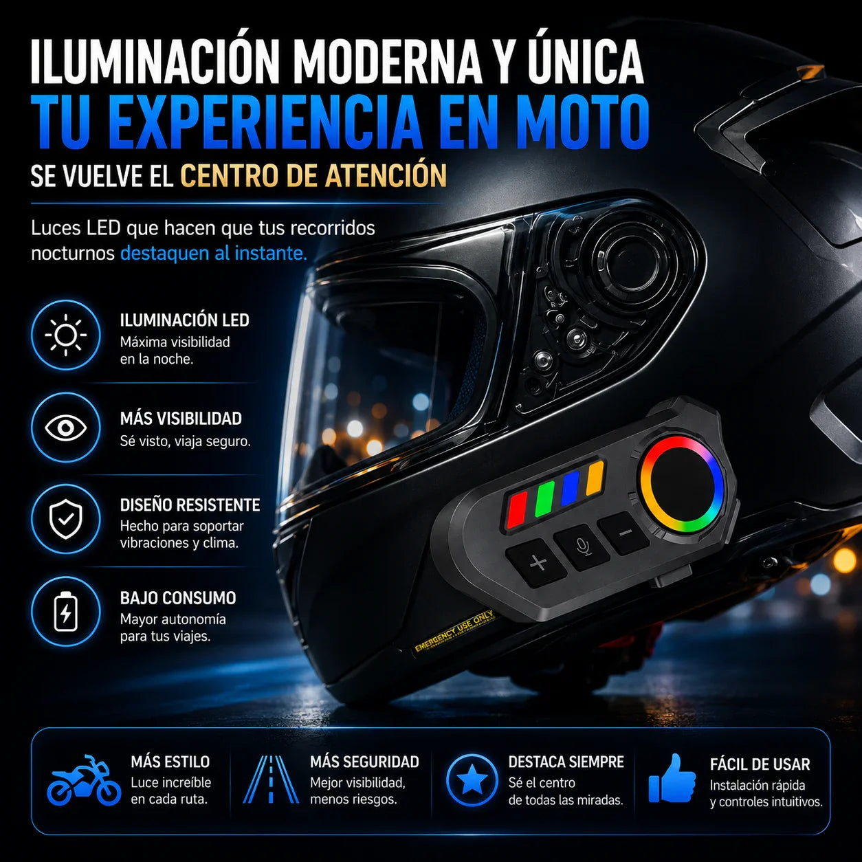 MotoSync™ | Conduce conectado sin soltar el manubrio