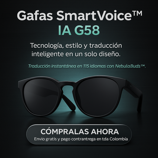 Lentes Traductores Con IA SmartVoice™ G58