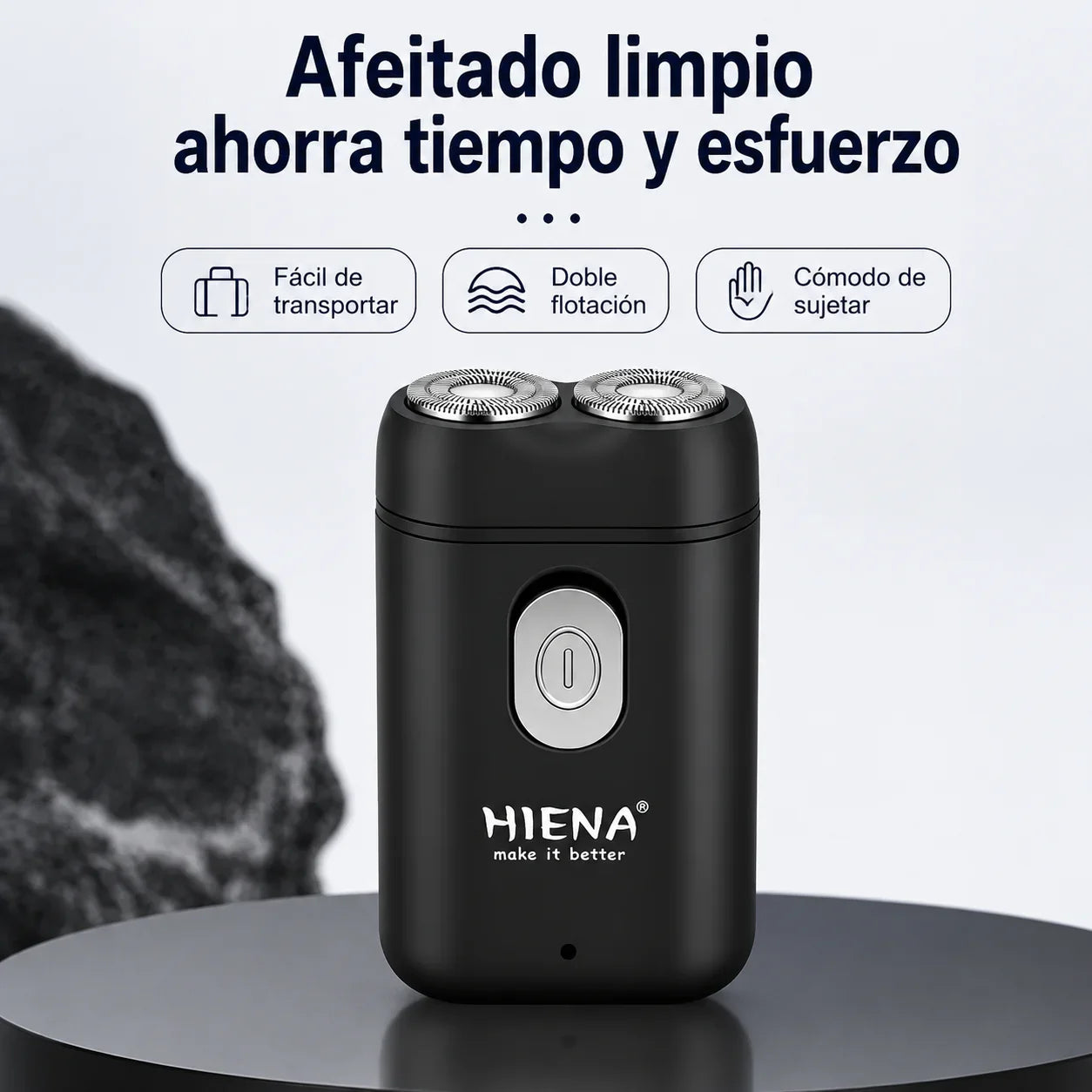 QuickShave™ Afeitado rápido en cualquier lugar