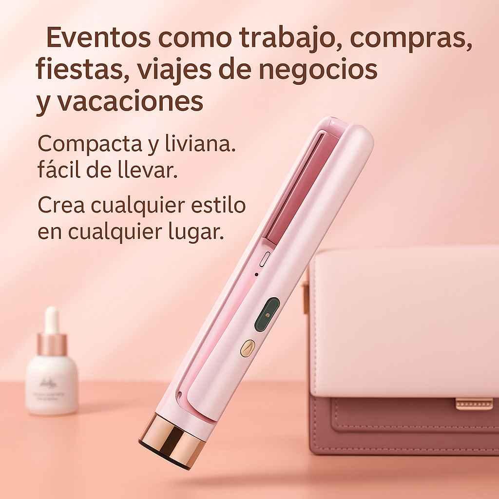 HairLuxe™ Plancha Inalámbrica Recargable