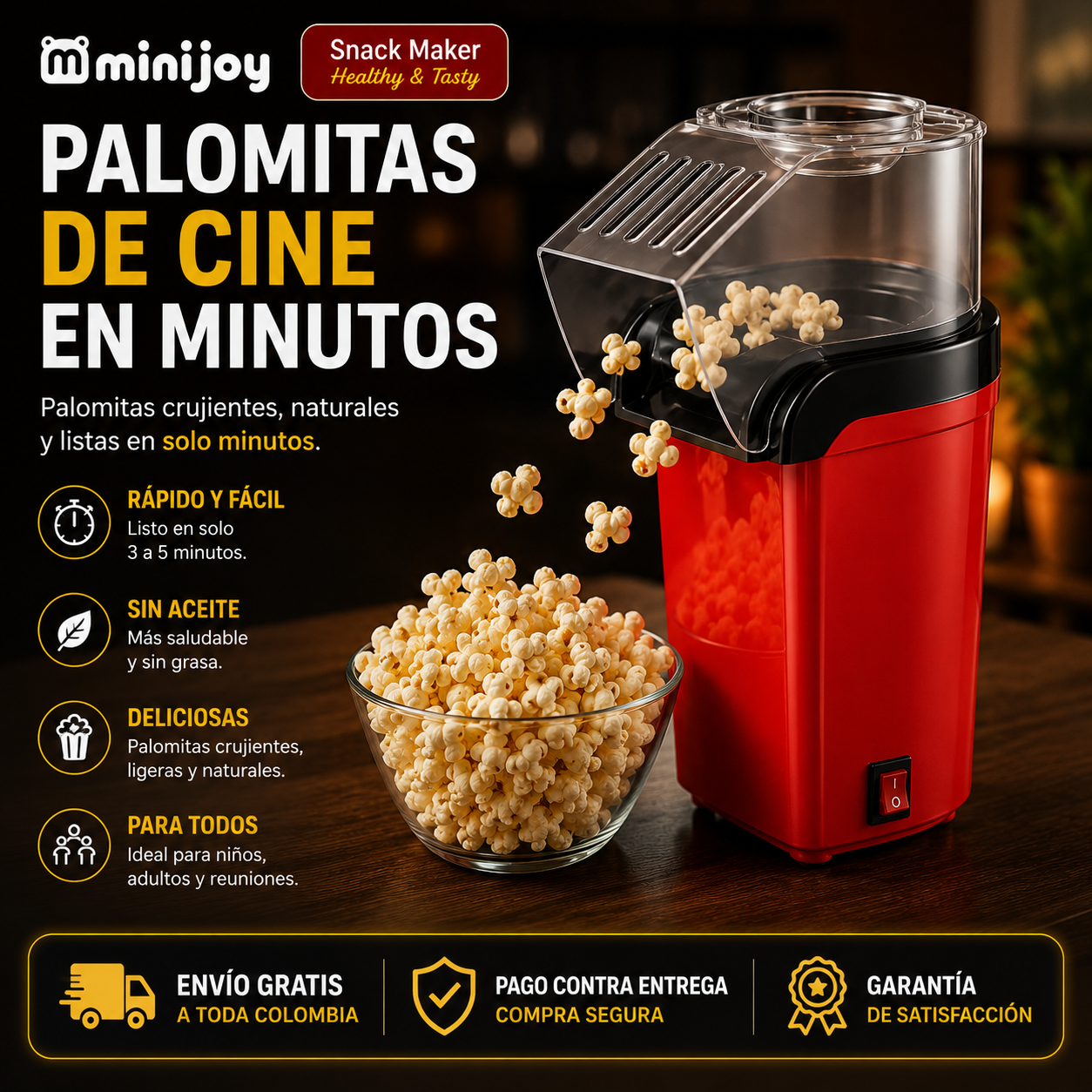 AirPop™ Crispetera De Aire Caliente