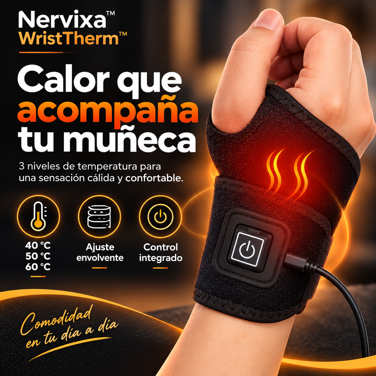 Nervixa™ WristTherm™ Muñequera Térmica