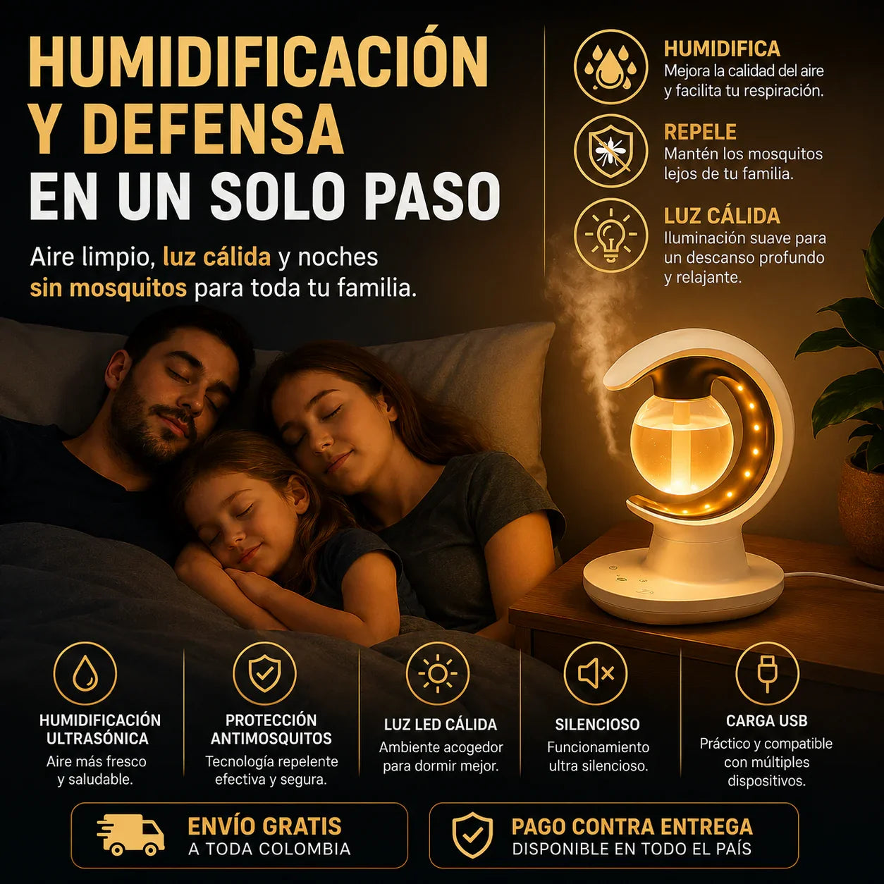 HumidiGuard™ Defensa Contra Mosquitos