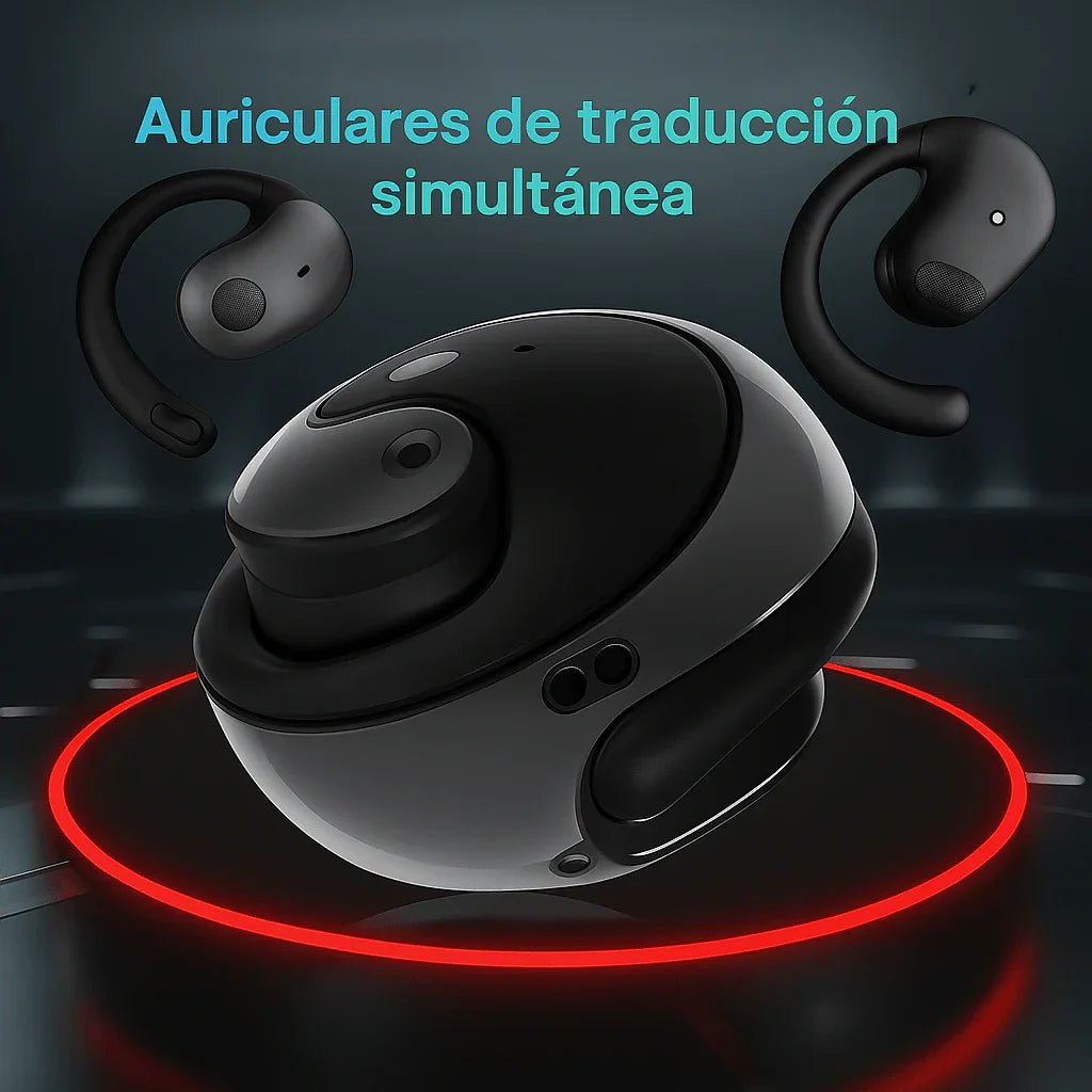 Audífonos Inalámbricos IA Traducción en 144 Idiomas