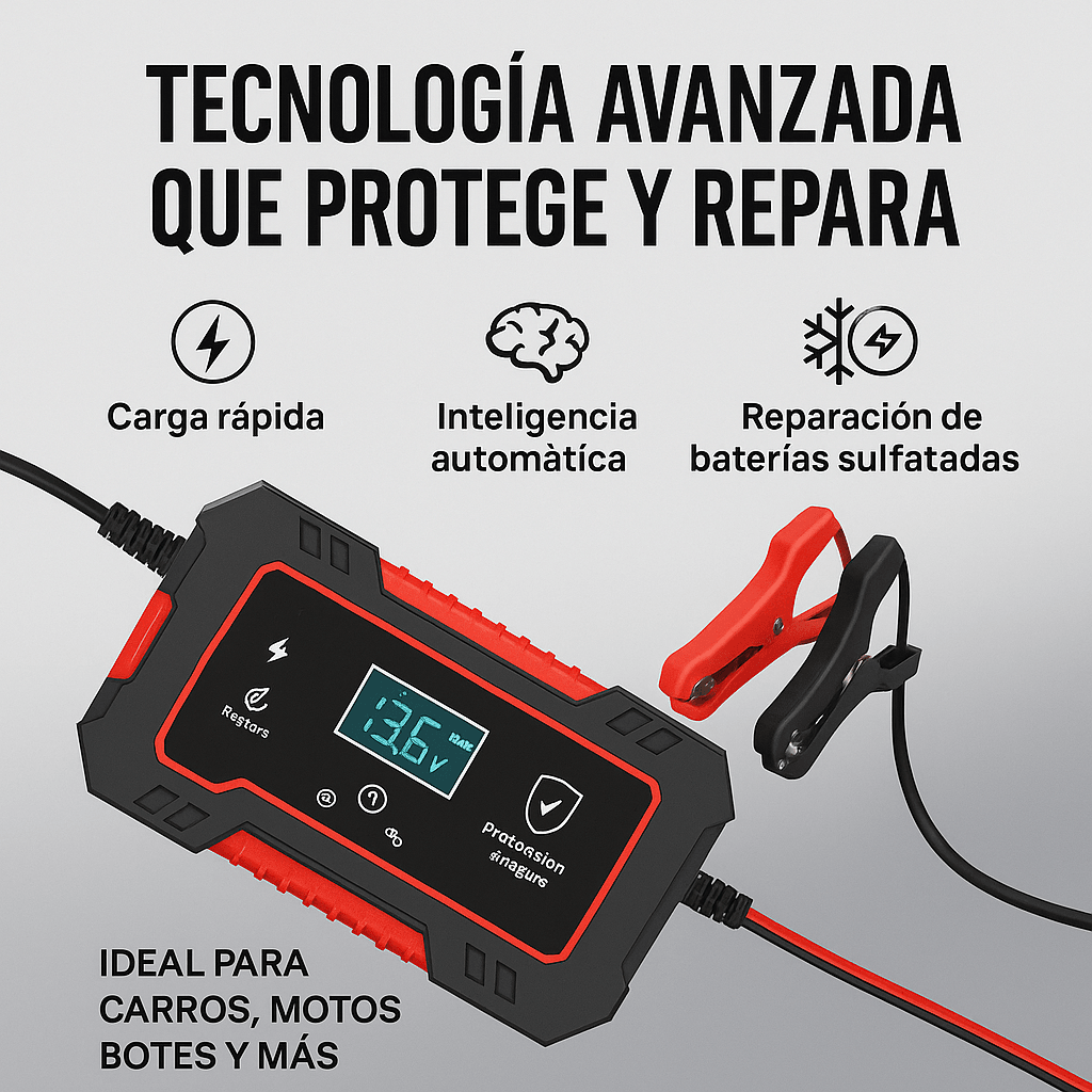 Cargador Inteligente RT Tianye 12V - SportFree
