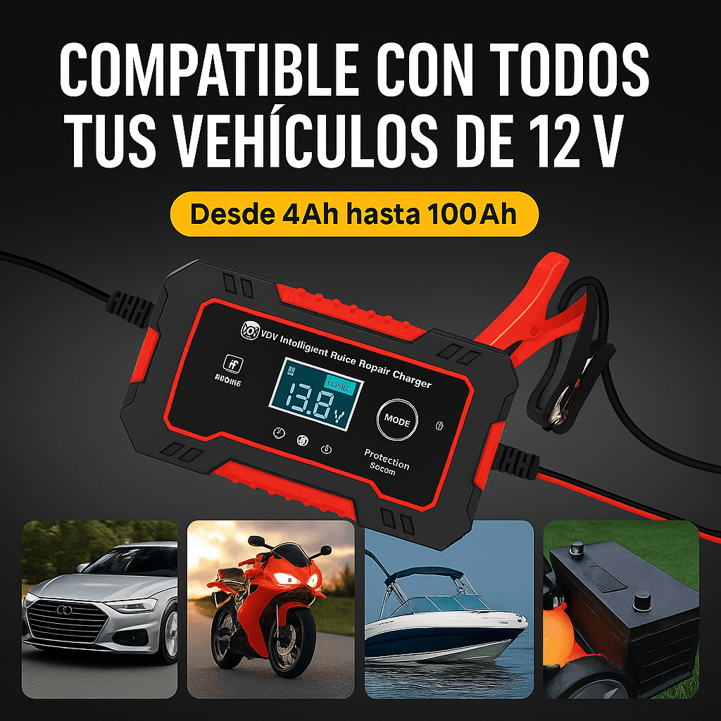 Cargador Inteligente RT Tianye 12V - SportFree