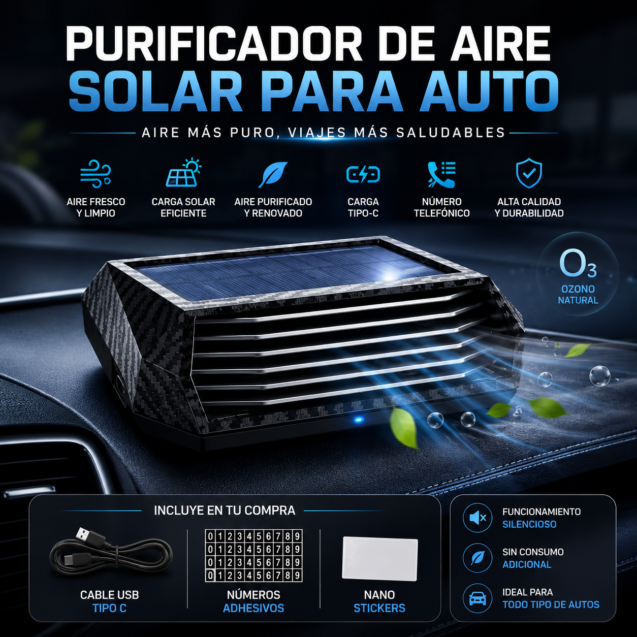 AirDrive™ Purificador Inteligente para Auto